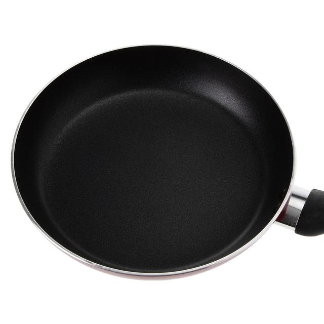 مقلاة ألمنيوم 32 سم غير لاصقة أحمر رويال فورد Royalford Non Stick Fry pan - SW1hZ2U6MzY1OTE3