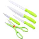 Royalford Stainless Steel 5 Knife Set With Cutting Board - All-In-One Solution For Your Kitchen Need - SW1hZ2U6MzgyODI1