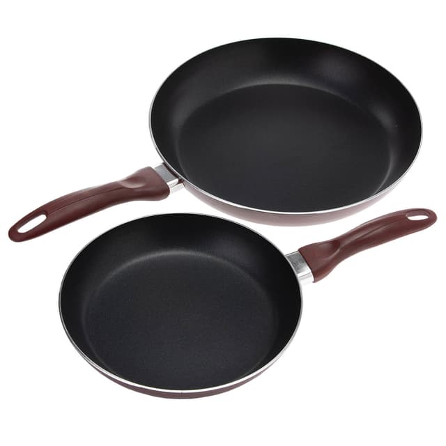 قطعتين من مقلاة المنيوم غير لاصقة (28 & 22 Cm) Royalford Aluminium Fry Pan