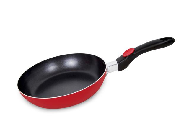 Royalford Frying Pan, 26 Cm- Aluminum Non-Stick Fry Pan - Ergonomic Handle - Saute Pan/Deep Frying - SW1hZ2U6MzczNTE0