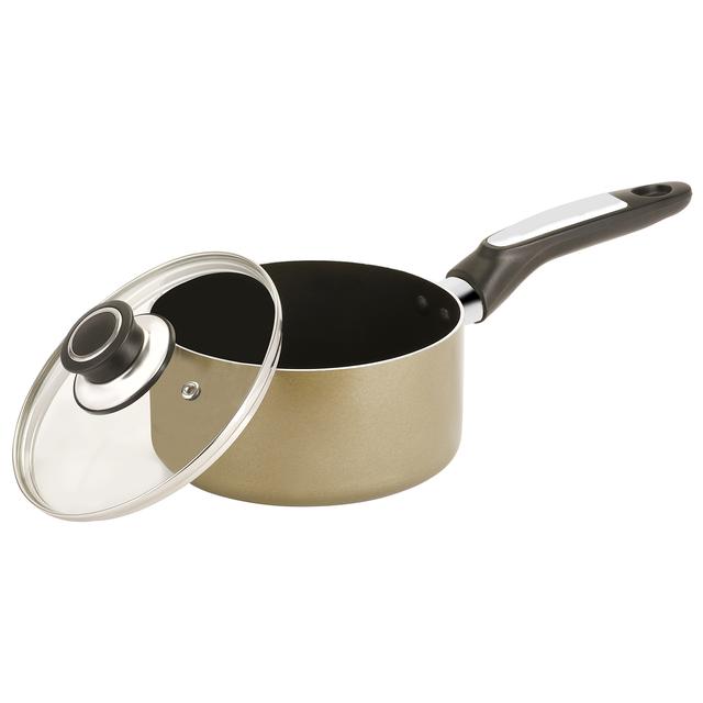 قدر طهي (مقلاة) 18 سم Royalford 18Cm Aluminium Non-Stick Small Enamel Saucepan With Lid - SW1hZ2U6MzY3NTE4