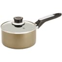 Royalford 20Cm Non-Stick Enamel Aluminium Saucepan With Glass Lid - Portable Cool Touch Handle - SW1hZ2U6MzgwODQ2