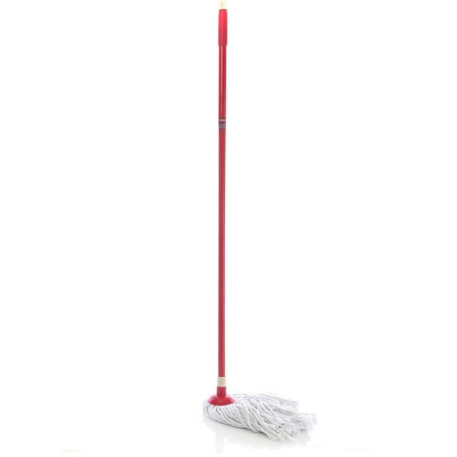 Royalford Cotton String Floor Mop - Long & Durable Handle With Hanging Loop - SW1hZ2U6Mzc2NzI3