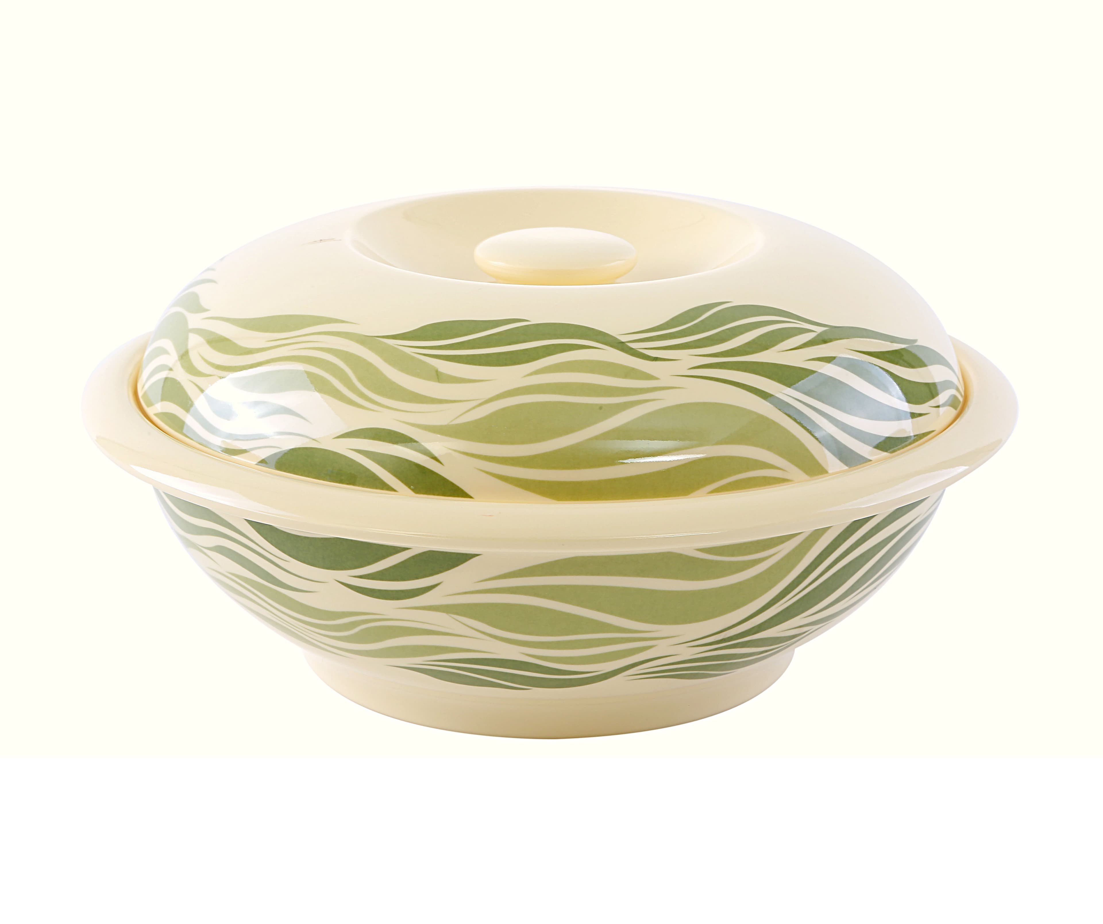 Royalford Melamine Aqua Thai Soup Bowl with Lid, 10