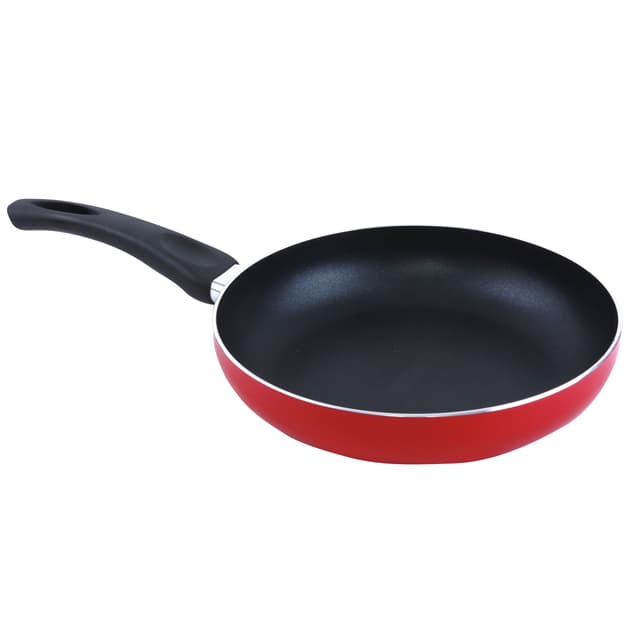 طقم الاواني غير اللاصق 8 قطع باللون الاحمر من رويال فورد oyalford RF6082 8 Pcs Aluminum Non-Stick Cookware Set