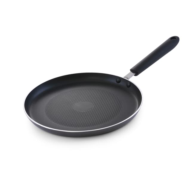 مقلاة فطائر غير لاصقة مقاس 26 سم من رويال فورد Royalford Non-Stick Pancake Pan - Induction Crepe Pan With Heat Resistant Handle, Griddle Dosa
