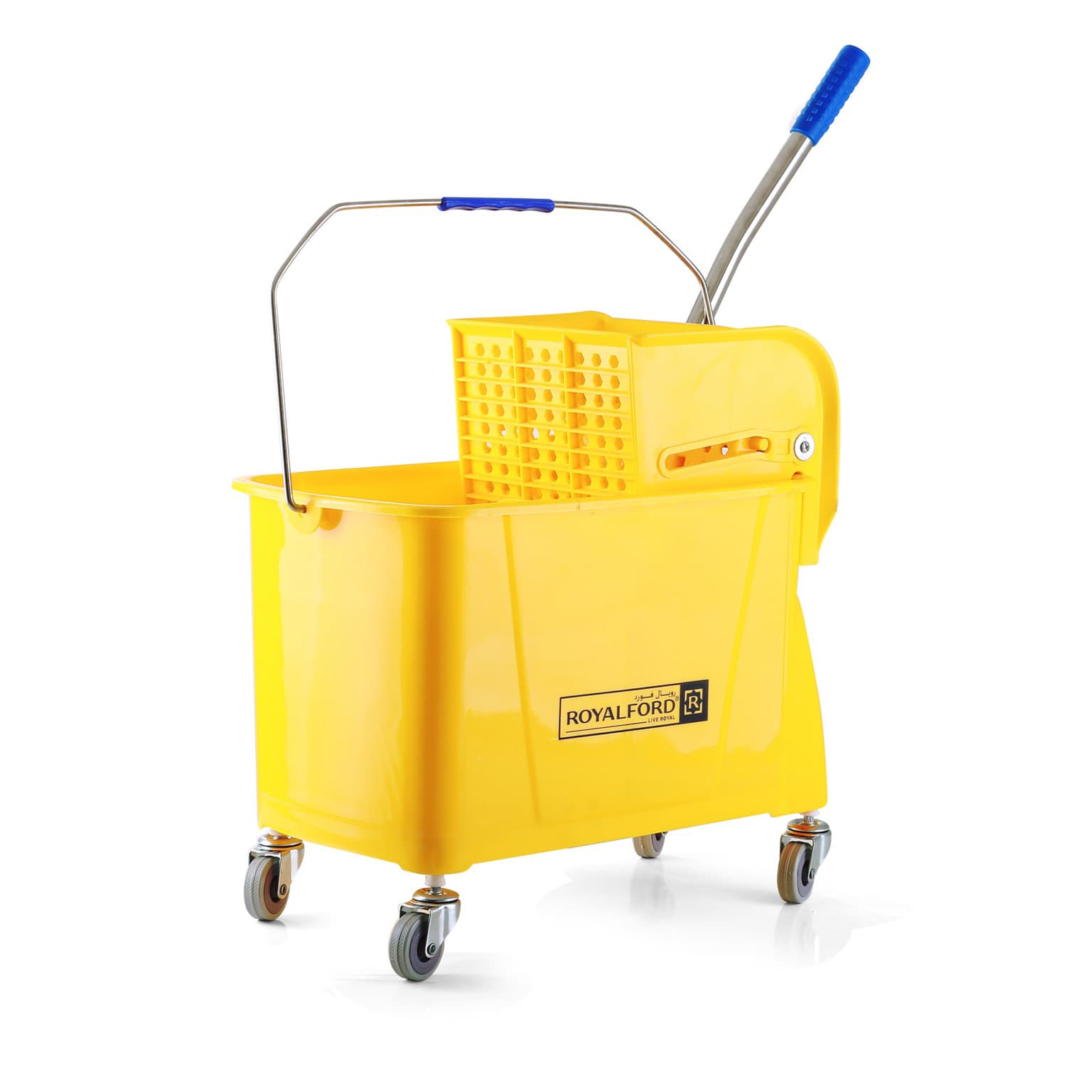 ممسحة مع سطل احترافي 24 لتر من رويال فورد Royalford Professional Mop Wringer 24L