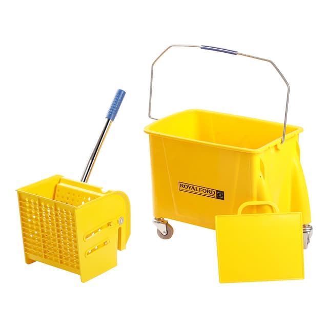 ممسحة مع سطل احترافي 24 لتر من رويال فورد Royalford Professional Mop Wringer 24L - 183895