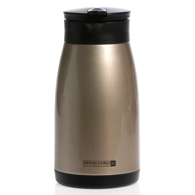 Royalford 1L Insulated Vacuum Thermal Flask - Portable Double Walled Stainless Steel Vacuum - 172852