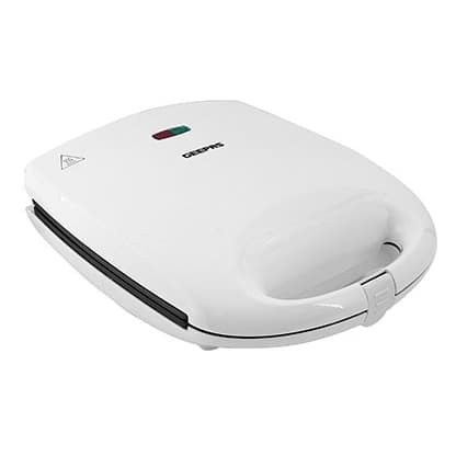 Geepas 12 Pcs Donut Maker 1400W - Non-Stick, Skid Resistant Feet | Power-On Lights | Ideal for Parties, Breakfast, Outings and more | 2 Years Warranty