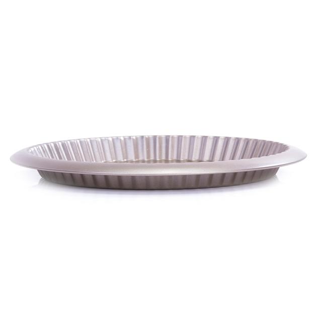 Royalford Non-Stick Fluted Flan Tin/Quiche Pan, 18 cm (7"), Tart Baking Tin, Non-Stick Bakeware