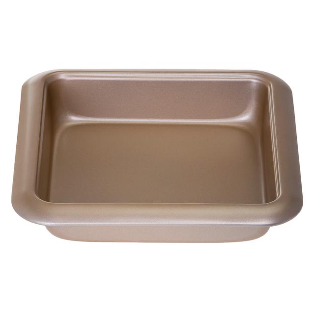 Royalford Steel 8 Inch Square Cake Pan - Black, 24X24X5Cm, Non-Stick Square Baking Tin, Brownie Tin - SW1hZ2U6NDIzNDMw