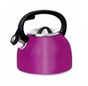 Royalford 2.5L Stainless Steel Whistling Kettle - Portable Whistling Tea Kettle with Heat Resistant Handle | Ergonomic Pouring Spout | Ideal for Tea, Coffee, Latte, Cappuccino & More - SW1hZ2U6MzY4MDg5