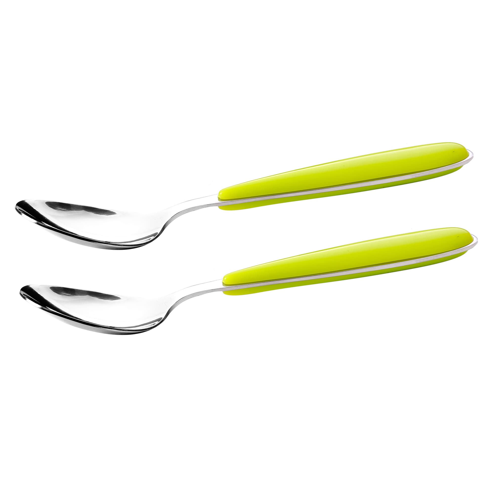 Royalford 2Pcs Tea Spoon - Plain Pattern Cutlery, Dishwasher Safe, Mirror Polished, Ergonomic Handle