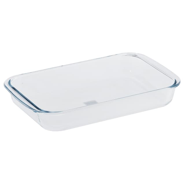 صينية بايركس - شفاف Royalford - Borosilicate Glass Square Roaster