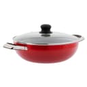 Royalford Gourmet Non-Stick Wok & Lid 28cm, Frying Pan Set, Black-Coated Aluminum Saucepan Cookware