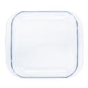 Royalford 1.5L Glass Baking Tray - Square Roasting & Baking Tray - Oven Safe Glass Roaster Pan