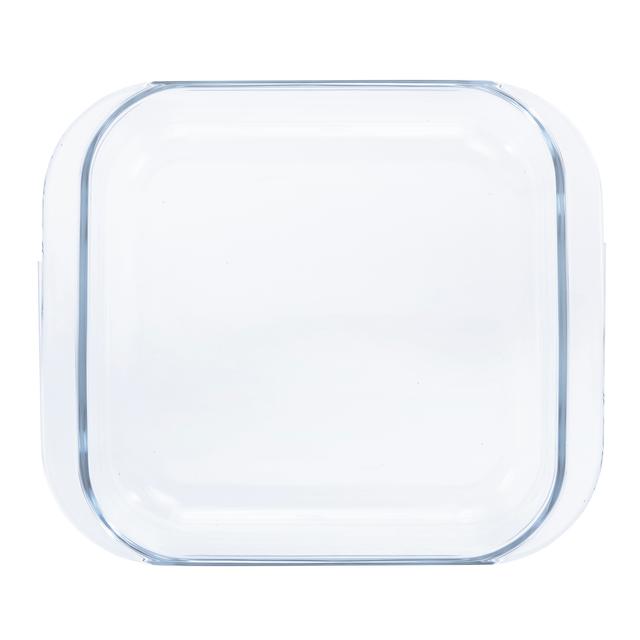 Royalford 1.5L Glass Baking Tray - Square Roasting & Baking Tray - Oven Safe Glass Roaster Pan