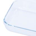 Royalford 1.5L Glass Baking Tray - Square Roasting & Baking Tray - Oven Safe Glass Roaster Pan
