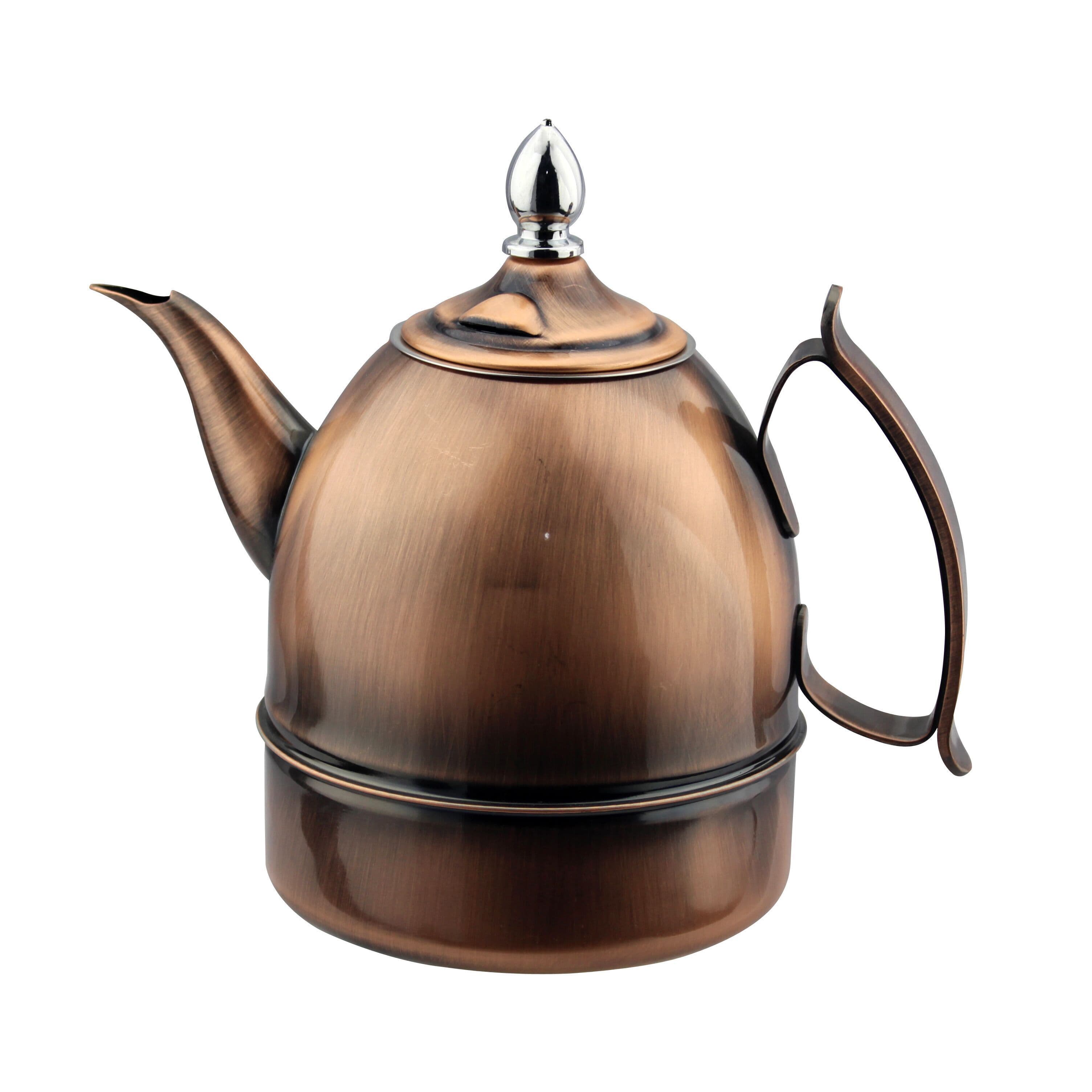 ابريق شاي 1.2 لتر Royalford 1.2 L S S Coper Plated Arabic Teapot