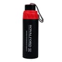 Royalford Stainless Steel 800Ml Sports Bottle - Reusable Water Bottle Wide Mouth With Hanging Clip