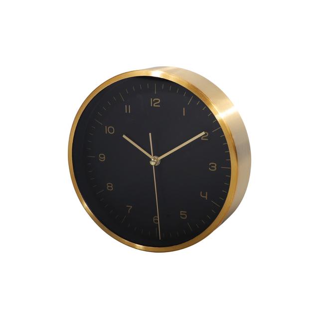 ساعة جدارية بإطار من الألمنيوم رويال فورد Royalford Wall Clock With Aluminium Frame - SW1hZ2U6NDIwODA1