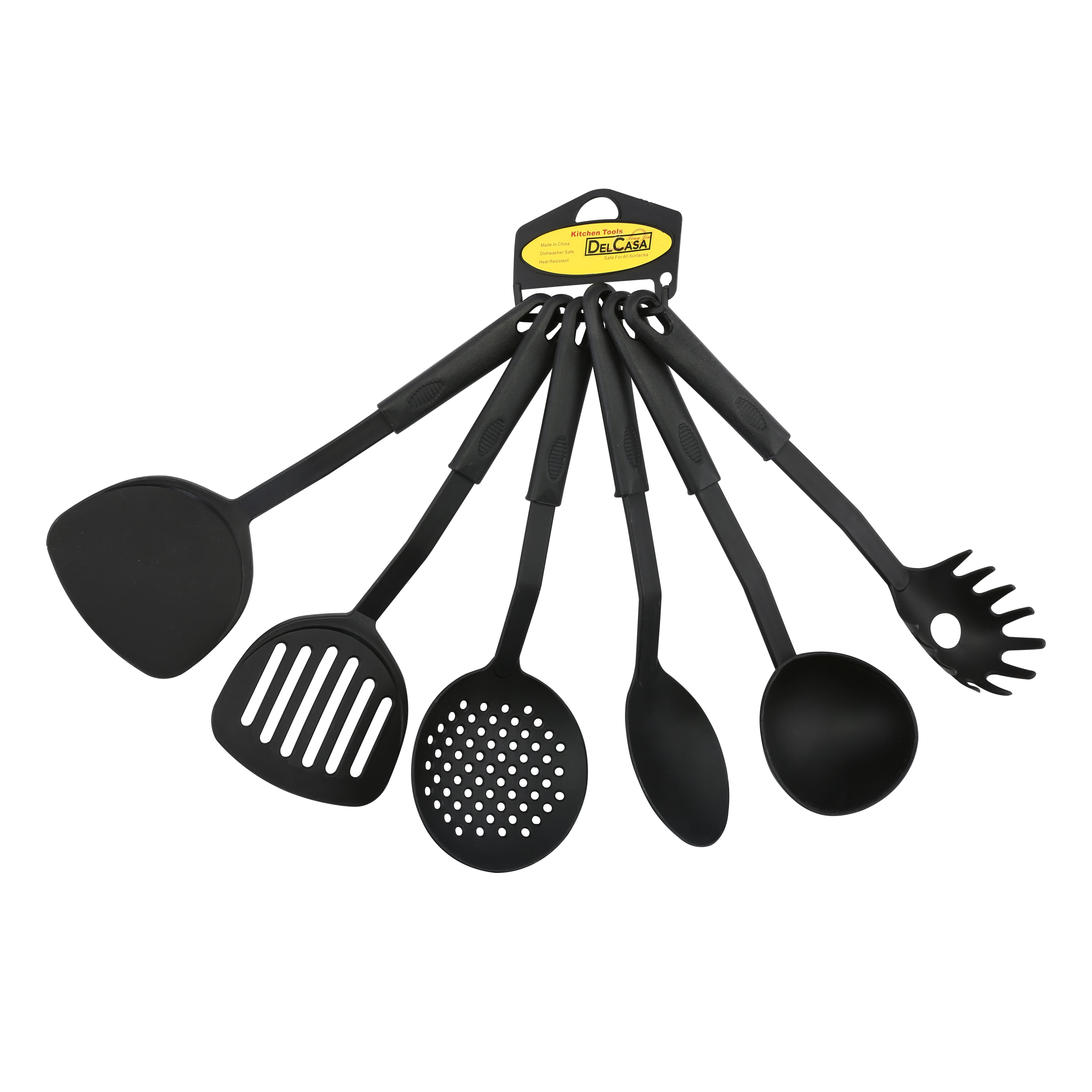 أدوات مطبخ 6 قطع Delcasa Nylon Cooking Utensils