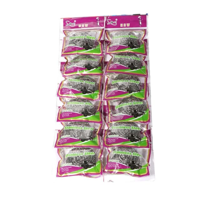 سيفة جلي 12 قطعة Delcasa Steel Wool