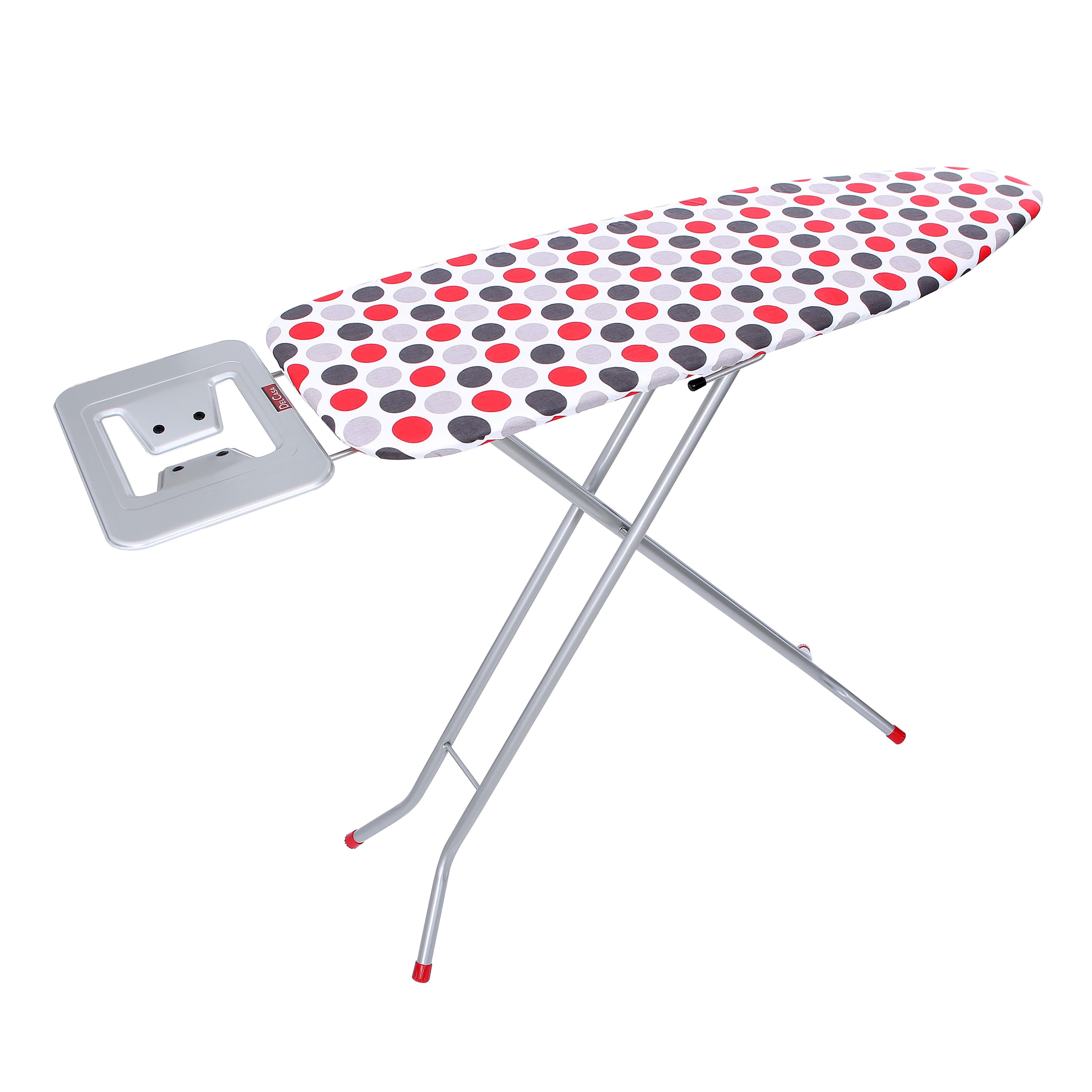 Delcasa 97 X 34 Cm Ironing Board With Steam Iron Rest, Heat Resistant, Contemporary Lightweight