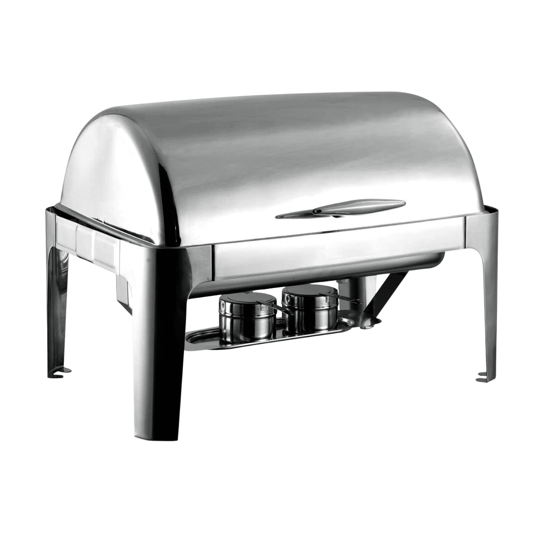 Royalford 9L Stainless Steel Chef Dish - Stainless Steel Chafer Full Size Rectangular Chafers