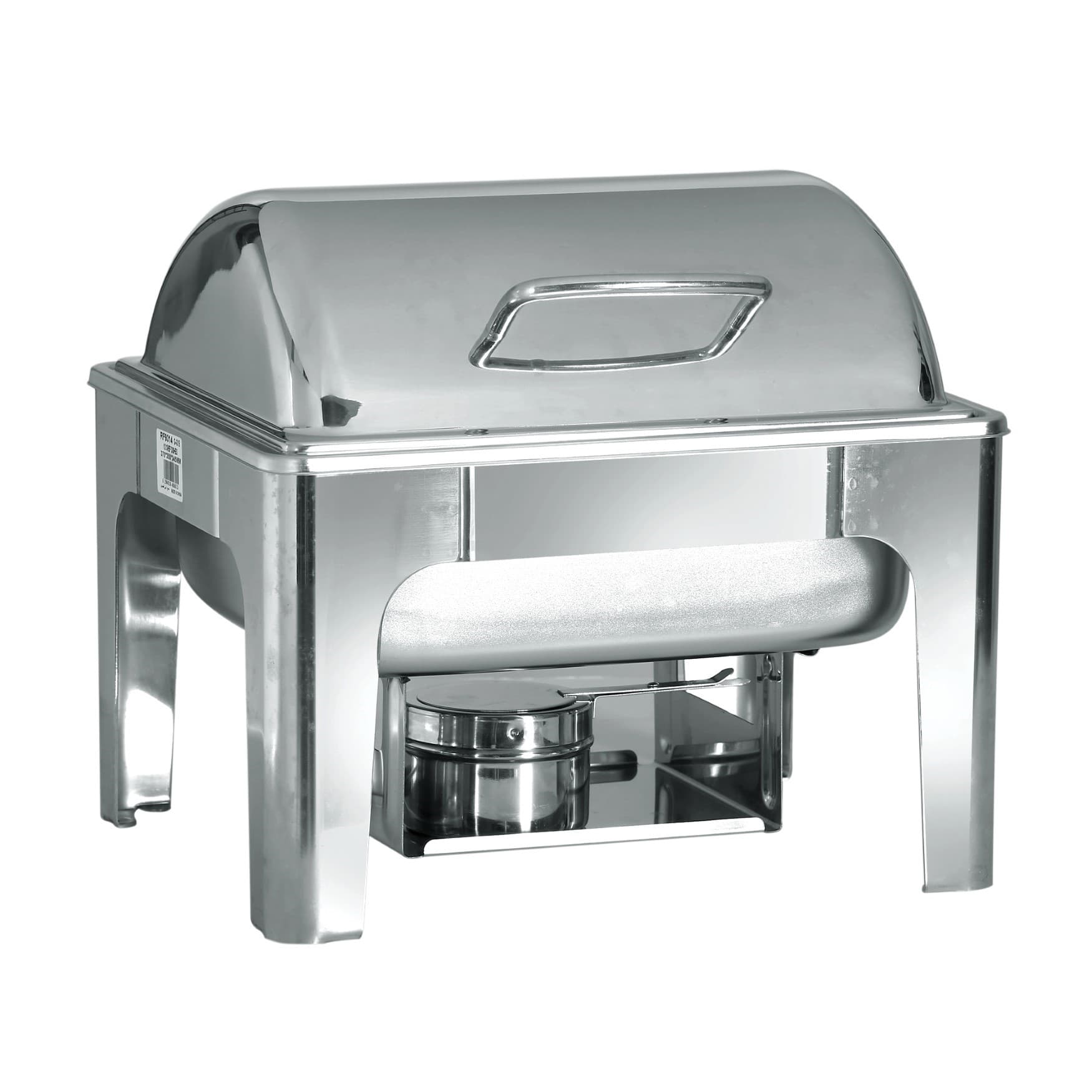 Royalford 9 Litre Stainless Steel Chef Dish - Stainless Steel Chafer Full Size Rectangular Chafers