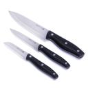 Royalford 5Pcs Kitchen Tool Set - Potable Block, Stainless Steel, Black, 3 Piece Knife, Kitchen - SW1hZ2U6NDAwMDc3