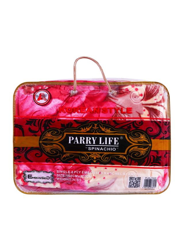 لحاف (بطانية) 200×240 سم PARRY LIFE Spinacho Single Ply Embossed Blanket - SW1hZ2U6NDE3MDc1