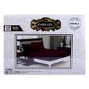 شرشف سرير مزدوج و 2 غطاء وسادة - بني غامق PARRY LIFE Fitted Sheet - SW1hZ2U6NDE4MDMy