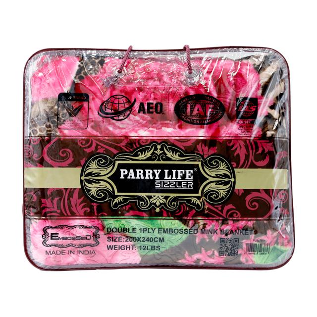 PARRY LIFE 1 Ply Embosed milk  200x240, Bedroom Sofa Couch - Super Soft Fluffy Warm Solid Bed Throws for Sofa - Napping Blanket, Throws for Sofa Bed - SW1hZ2U6NDE3MDM0