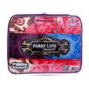 PARRY LIFE PLBL7531M2 Emarati Floral Maroon Bordered Double 2 Ply Embossed Blanket 200*240 Cm,Soft And Warm - SW1hZ2U6NDE3MTcw