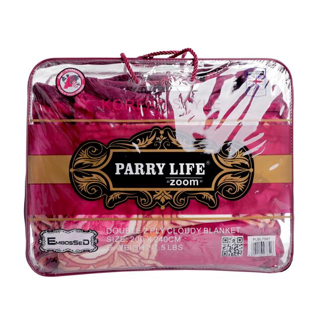 PARRY LIFE 2 PLY Raschel Blanket - Double Size Fleece Throw Blanket for Bedroom Sofa Couch - Super Soft Fluffy Warm Solid Bed Throws for Sofa - Raschel Napping Blanket, Throws for Sofa Bed (200x240 cm) - SW1hZ2U6NDE3Mzc0