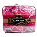 PARRY LIFE 2 PLY Raschel Blanket - Double Size Fleece Throw Blanket for Bedroom Sofa Couch - Super Soft Fluffy Warm Solid Bed Throws for Sofa - Raschel Napping Blanket, Throws for Sofa Bed (200x240 cm) - SW1hZ2U6NDE3MzI4