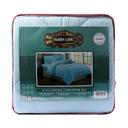 طقم سرير 4 قطع - أزرق PARRY LIFE 4Pcs Comforter Set - SW1hZ2U6NDE3NzE5