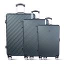 PARA JOHN Travel Luggage Suitcase Set of 3 - Trolley Bag, Carry On Hand Cabin Luggage Bag - SW1hZ2U6NDA3NzQ1