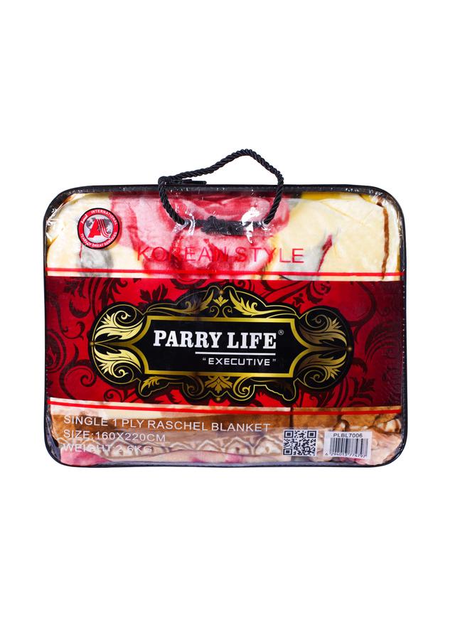 بطانية 220 * 160 سم - بني PARRY LIFE PLBL7006PR Executive 1 Ply Raschel Blanket - SW1hZ2U6NDE3MTkw