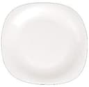 صحن تقديم زجاجي أوبال مربع 13 بوصة Royalford - 13Inch Opal Ware Square Dinner Plate Meal Plates Pasta Plates