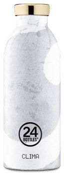 24Bottles CLIMA Bottle (500ml) Double Walled Insulated Stainless Steel Water Bottle, Eco-Friendly Reusable BPA-Free Hot Cold Modern, Portable, Leak Proof for Travel, Office, Home, Gym - Promenade