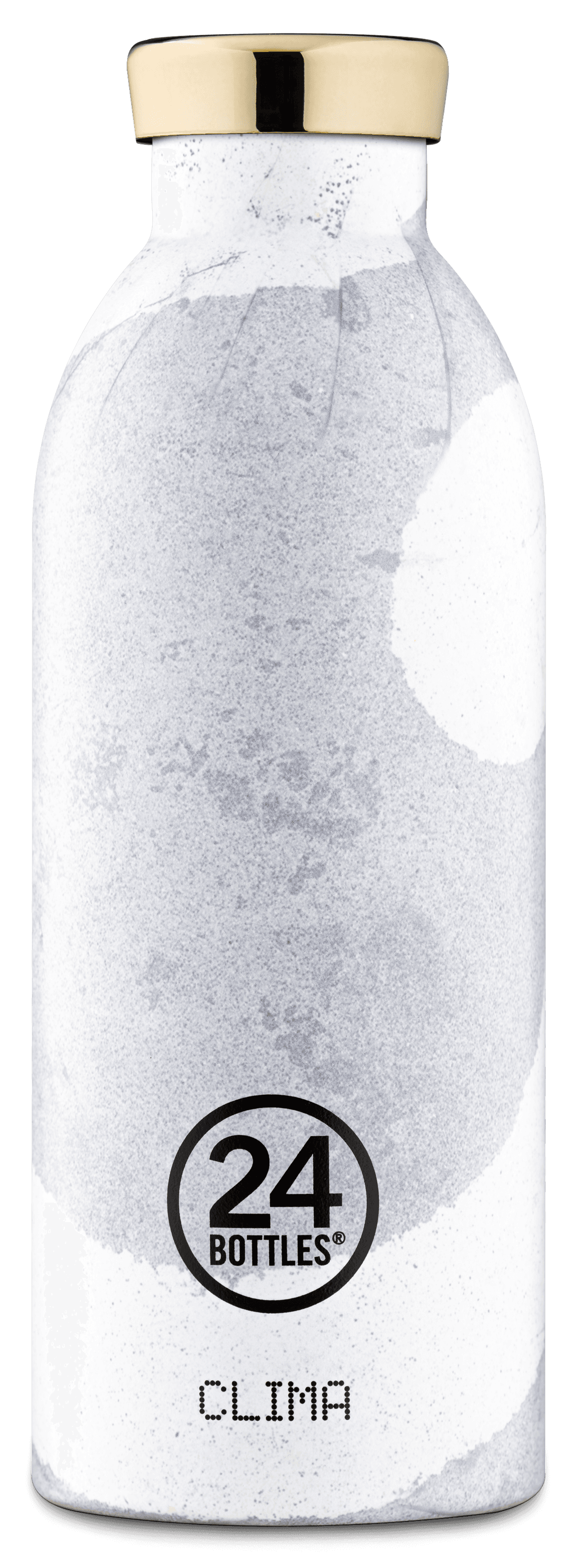قنينة ماء معدنية - 500 مل - أبيض - CLIMA Bottle (500ml) Double Walled Insulated Stainless Steel Water Bottle, Eco-Friendly - 24Bottles