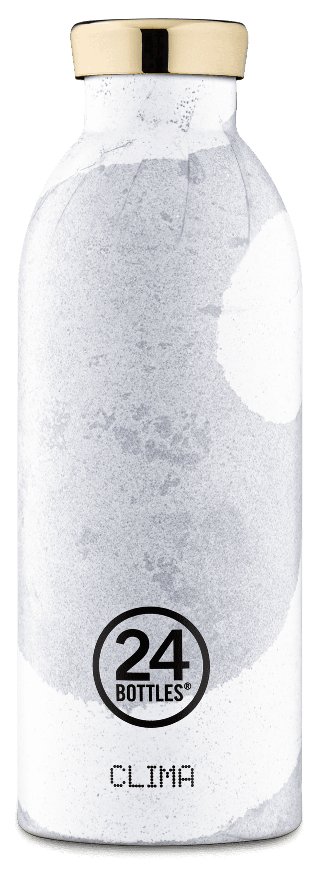 24Bottles CLIMA Bottle (500ml) Double Walled Insulated Stainless Steel Water Bottle, Eco-Friendly Reusable BPA-Free Hot Cold Modern, Portable, Leak Proof for Travel, Office, Home, Gym - Promenade