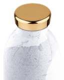 24Bottles CLIMA Bottle (500ml) Double Walled Insulated Stainless Steel Water Bottle, Eco-Friendly Reusable BPA-Free Hot Cold Modern, Portable, Leak Proof for Travel, Office, Home, Gym - Promenade