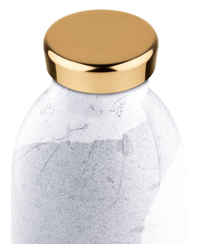 24Bottles CLIMA Bottle (500ml) Double Walled Insulated Stainless Steel Water Bottle, Eco-Friendly Reusable BPA-Free Hot Cold Modern, Portable, Leak Proof for Travel, Office, Home, Gym - Promenade