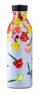 قنينة ماء معدنية - 500 مل - زهور ملونة - URBAN Bottle Floral (500ml) Lightest Insulated Stainless Steel Water Bottle, Eco-Friedly Reusable BPA - 24Bottles