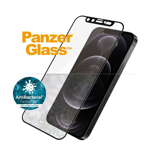 شاشة حماية اسود Swarovski Edition iPhone 12 / 12 Pro Screen Protector Edge-to-Edge Tempered Glass من PanzerGlass - SW1hZ2U6MzU4ODk1