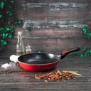 Royalford Frying Pan, 26 Cm- Aluminum Non-Stick Fry Pan - Ergonomic Handle - Saute Pan/Deep Frying